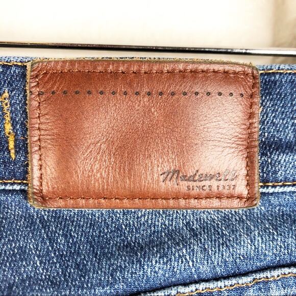 Madewell Women Skinny Distressed Jean Size 24 Mid Rise Super Cute Distressed - Picture 4 of 7